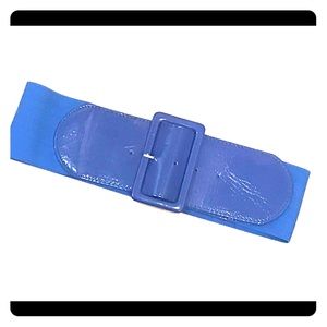 Stretchy Cobalt Blue Fashion Waist Belt